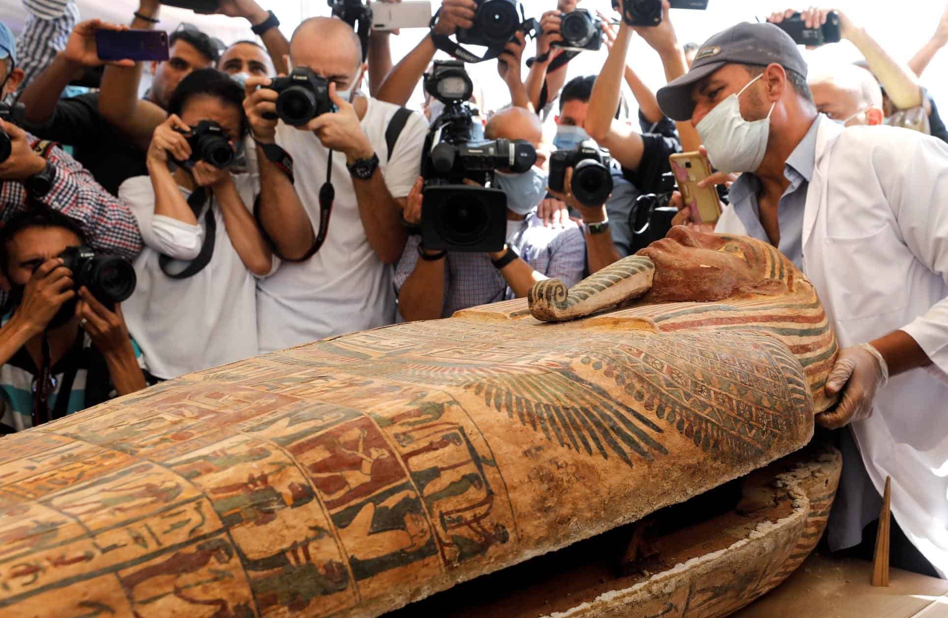 Egypt reveal ‘mummified’ coffins dating back 2,500 years ago