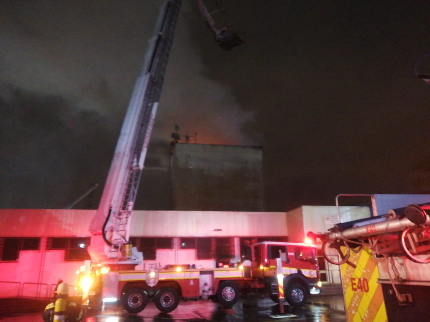 Fire at Bellville Civic Centre