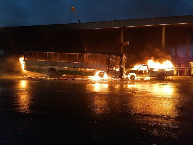 Golden Arrow Bus Torched in Nyanga