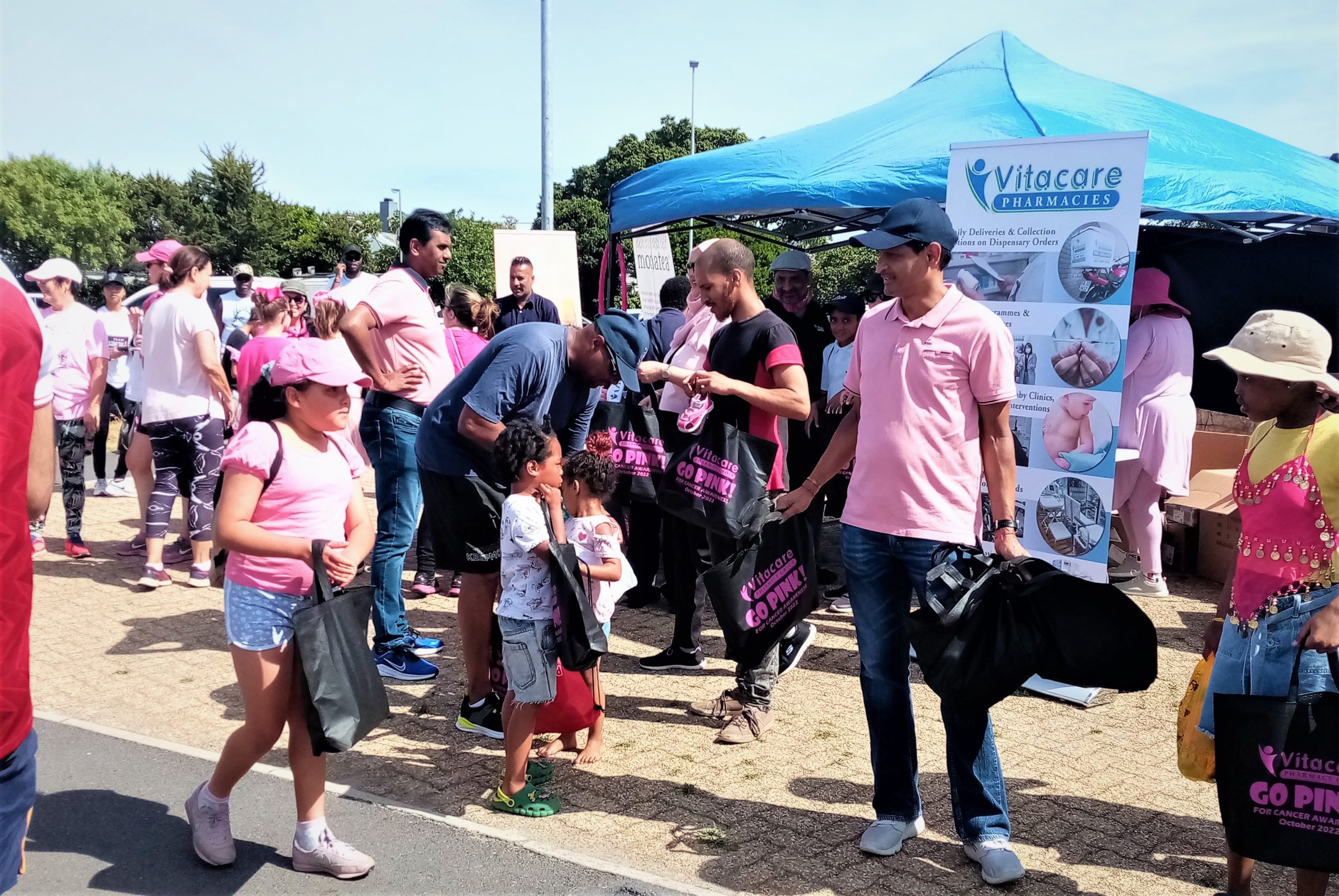 Vitacare pharmacies give R32 000 for Cancer awareness