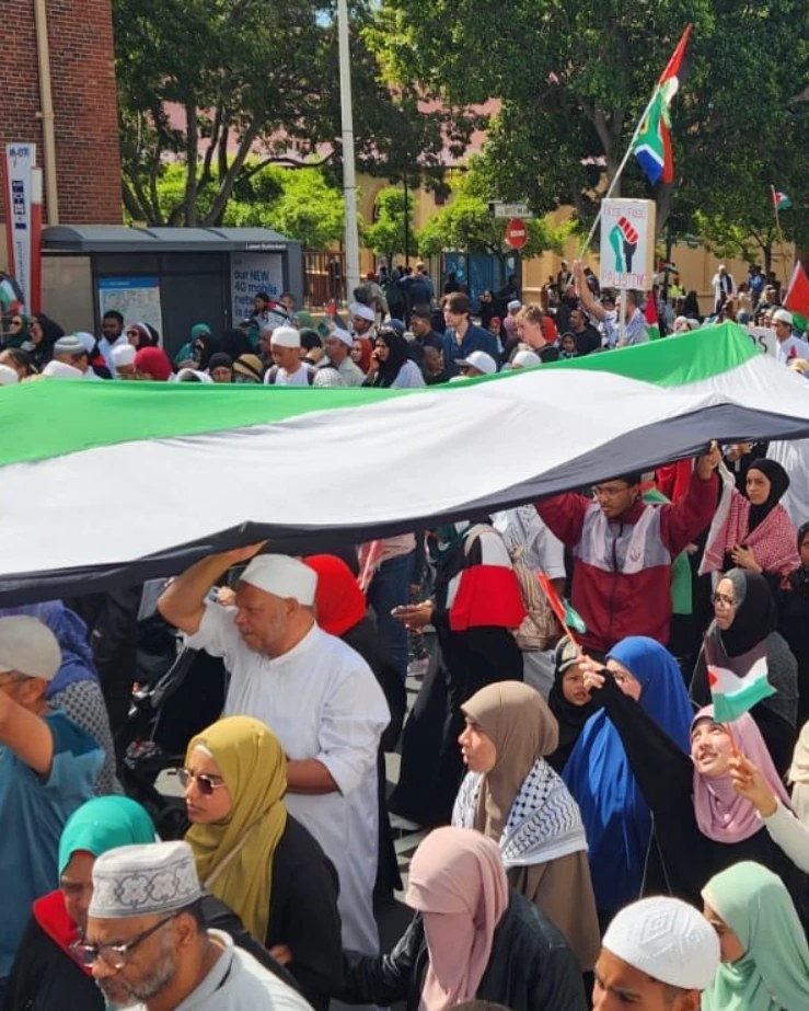 VIDEO Thousands march in Cape Town for Palestine