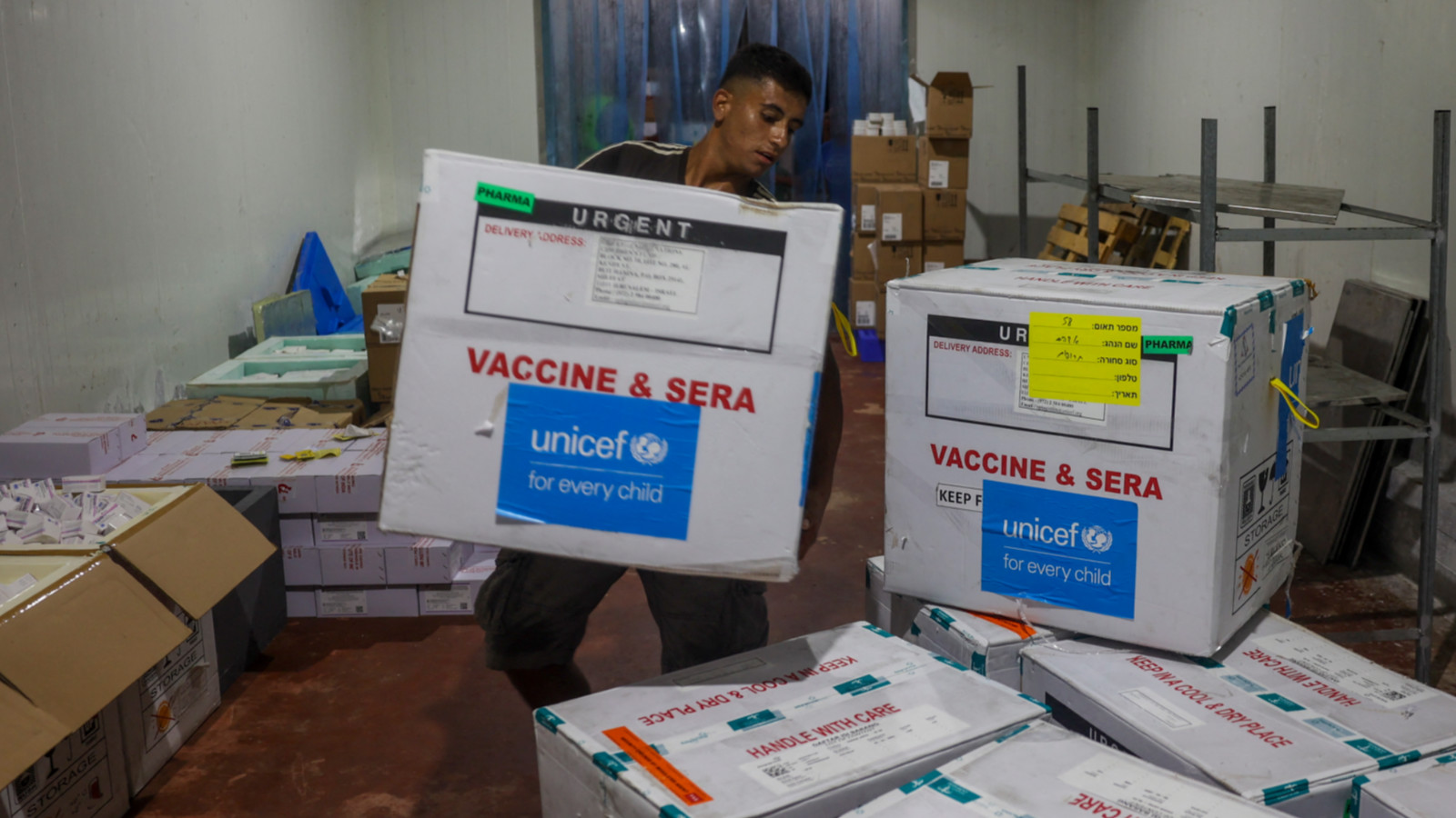 International health organisations urge Israel to stop attacks for polio vaccinations to continue