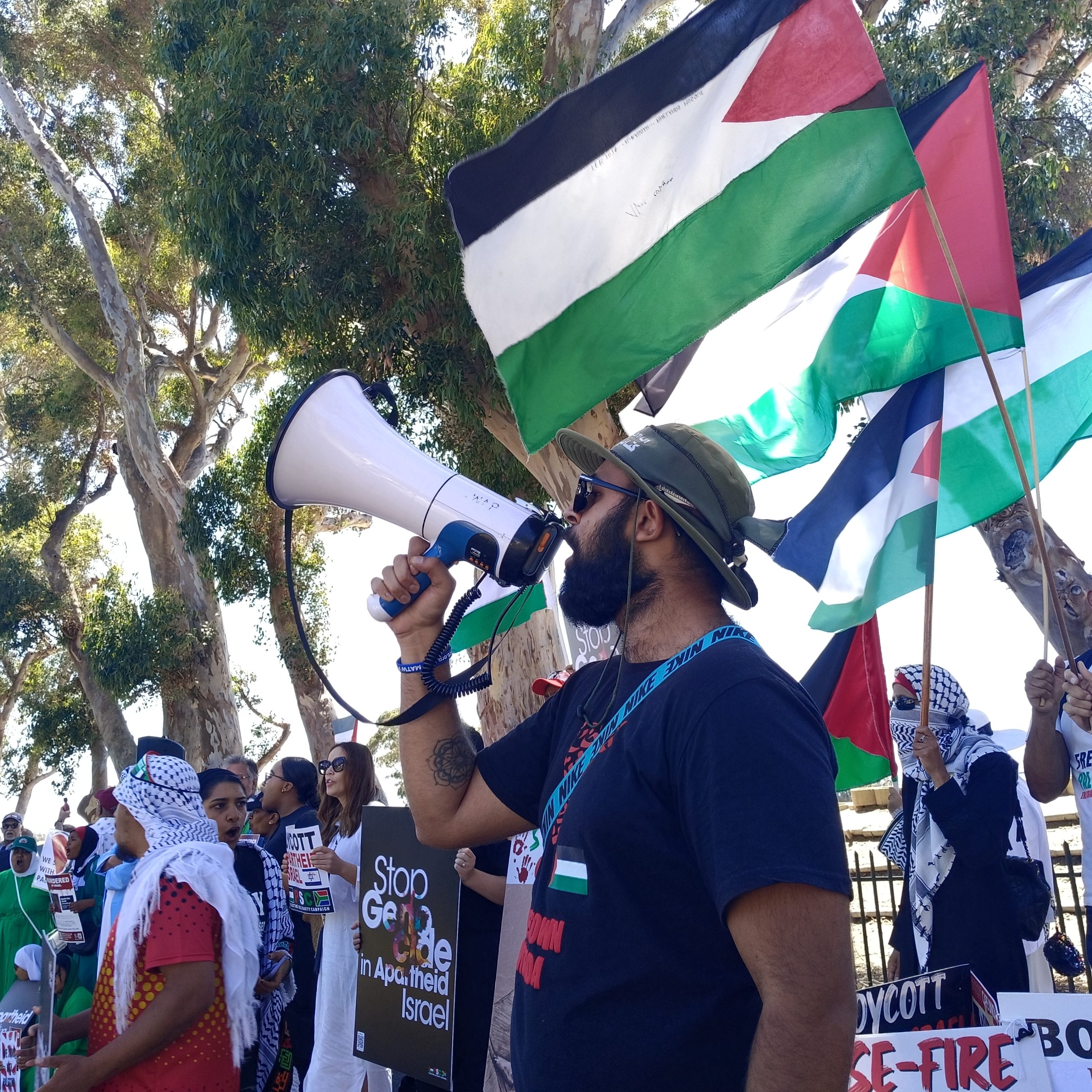 US Consulate in Cape Town met by anti-Genocide protesters