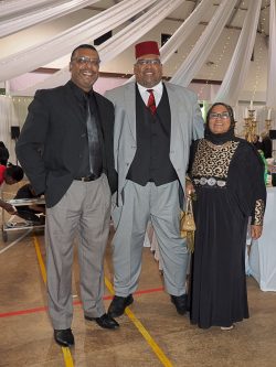 Armien Brink(c) with fellow presenter Luqmaan Shadrack at the Radio 786 Gala Dinner